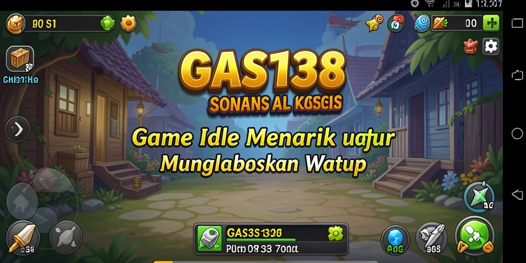 Screenshot yang menunjukkan aksi seru dalam gameplay Idle GAS138.