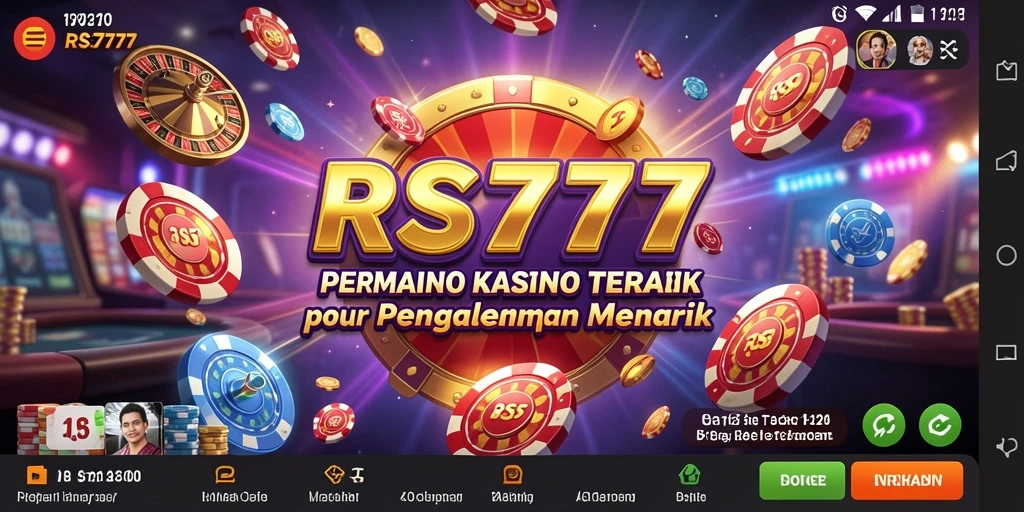 Screenshot gameplay RS777 menampilkan aksi mendebarkan permainan Kasino.