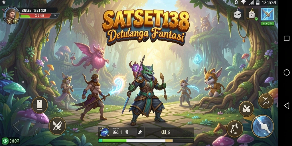 Tampilan gameplay SATSET138 yang penuh warna dan menantang.