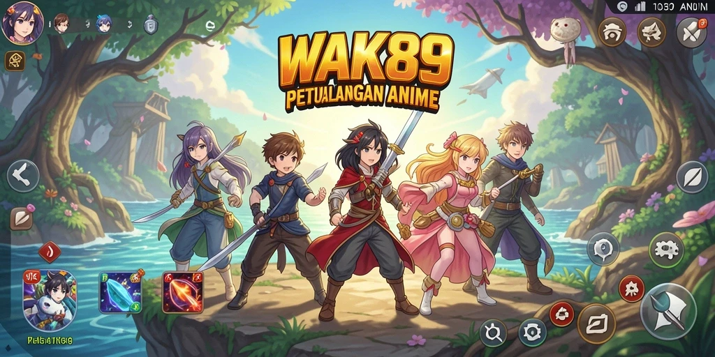 Tampilan gameplay WAK89 yang mendebarkan dan penuh warna.