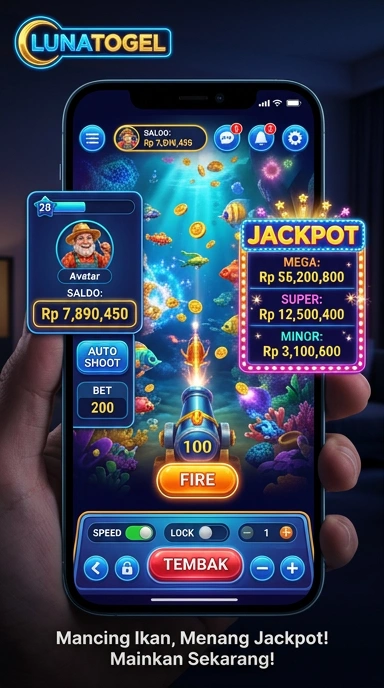 Tampilan antarmuka lunatogel yang mudah digunakan.